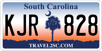SC license plate KJR828