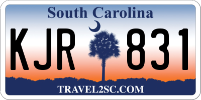 SC license plate KJR831