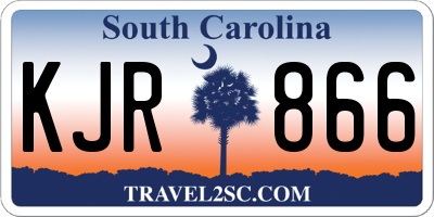 SC license plate KJR866