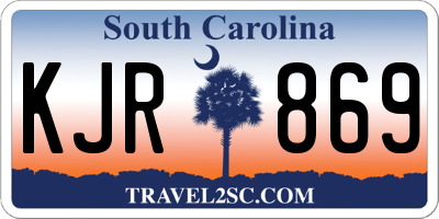 SC license plate KJR869