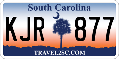 SC license plate KJR877