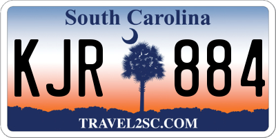 SC license plate KJR884