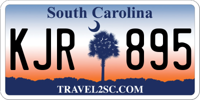 SC license plate KJR895