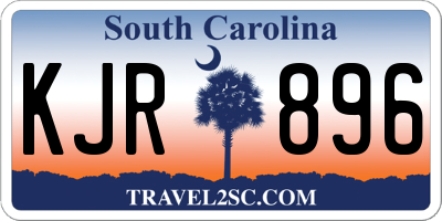 SC license plate KJR896