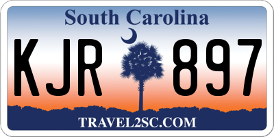 SC license plate KJR897