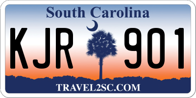 SC license plate KJR901