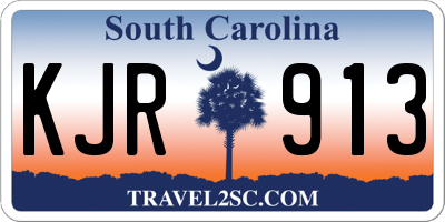 SC license plate KJR913