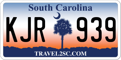 SC license plate KJR939