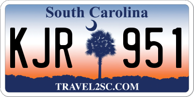 SC license plate KJR951