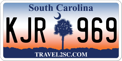 SC license plate KJR969