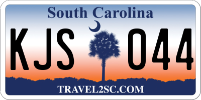 SC license plate KJS044