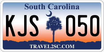 SC license plate KJS050