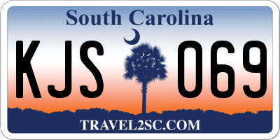 SC license plate KJS069