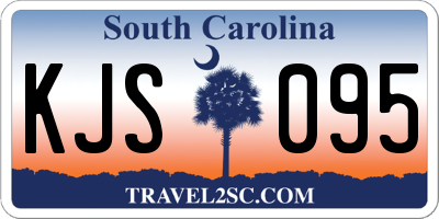 SC license plate KJS095