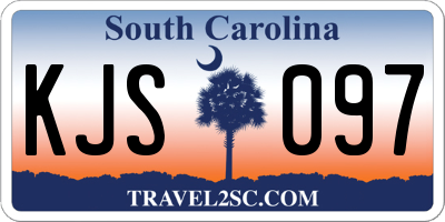 SC license plate KJS097