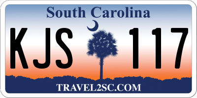SC license plate KJS117