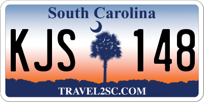 SC license plate KJS148