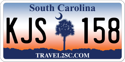 SC license plate KJS158