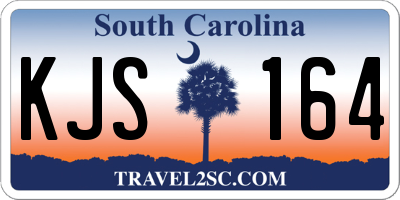SC license plate KJS164