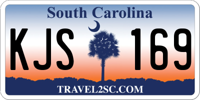 SC license plate KJS169
