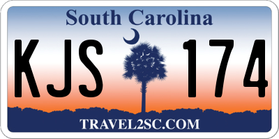 SC license plate KJS174