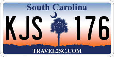 SC license plate KJS176