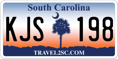 SC license plate KJS198