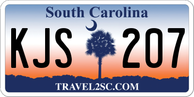 SC license plate KJS207