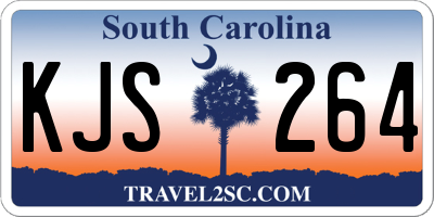 SC license plate KJS264