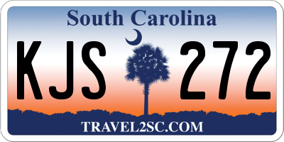 SC license plate KJS272