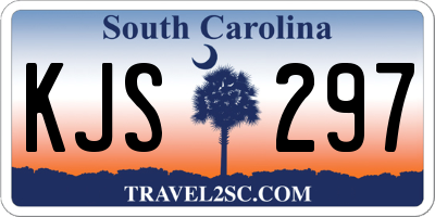 SC license plate KJS297
