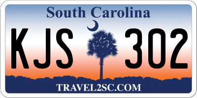 SC license plate KJS302