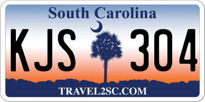 SC license plate KJS304