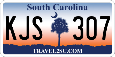 SC license plate KJS307