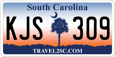 SC license plate KJS309
