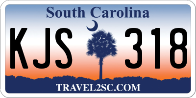 SC license plate KJS318