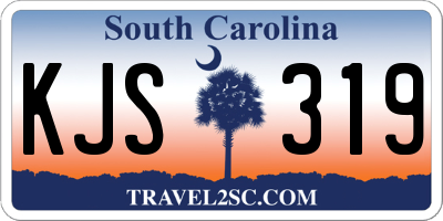 SC license plate KJS319