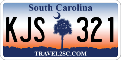 SC license plate KJS321