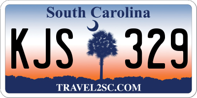 SC license plate KJS329