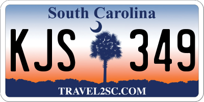 SC license plate KJS349