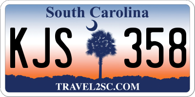 SC license plate KJS358
