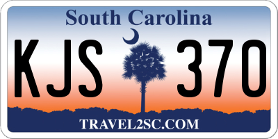 SC license plate KJS370
