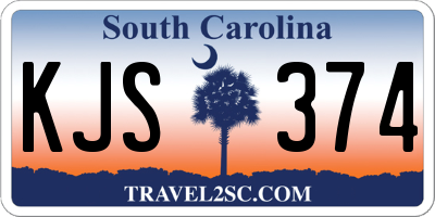 SC license plate KJS374