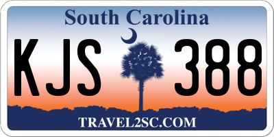 SC license plate KJS388