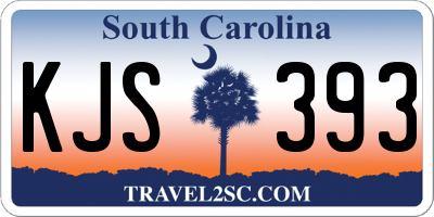 SC license plate KJS393