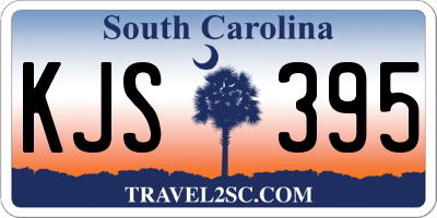 SC license plate KJS395