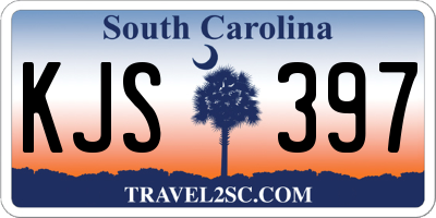 SC license plate KJS397