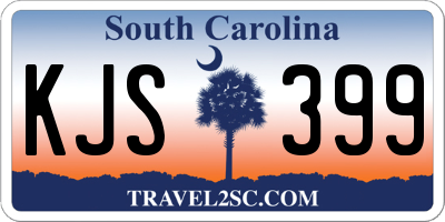 SC license plate KJS399