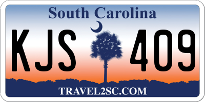 SC license plate KJS409
