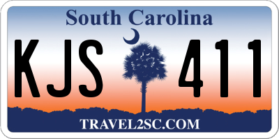 SC license plate KJS411
